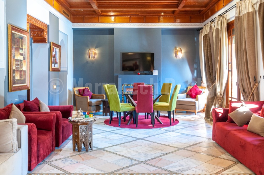 Standout traditionnal 4 bedroom villa for rent long and short term in the Palmeraie area