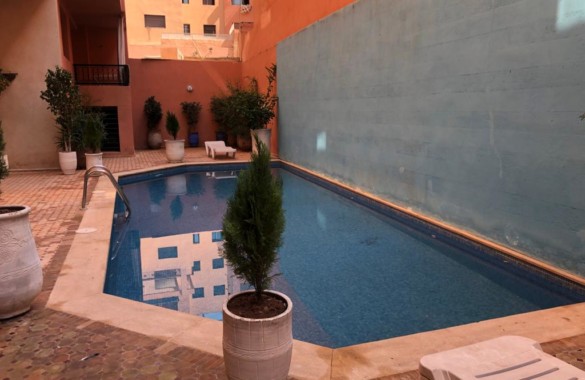 Standout 2 bedroom apartment with swimming-pool in Gueliz