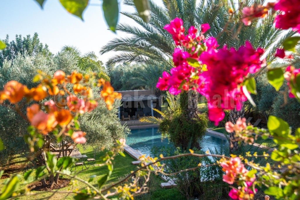 Exceptionnelle finca de 7 chambres sur 3 hectares en vente à proximité de Marrakech