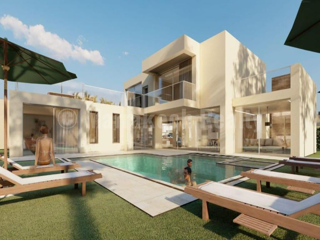 Belles villas neuves à proximité de Marrakech