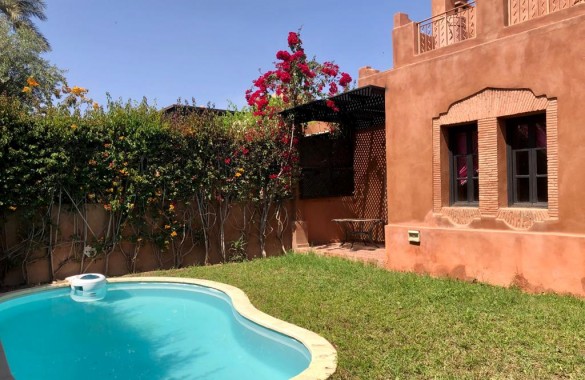 Agréable villa de 3 chambres à 15 mn du centre de Marrakech