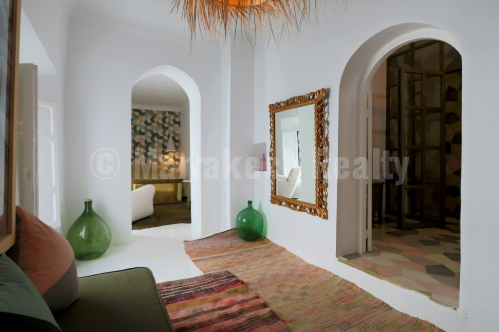 Unique designer 3 bedroom Riad in perfect condition