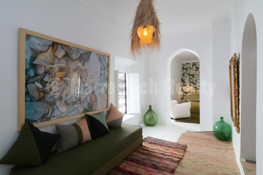 Unique designer 3 bedroom Riad in perfect condition