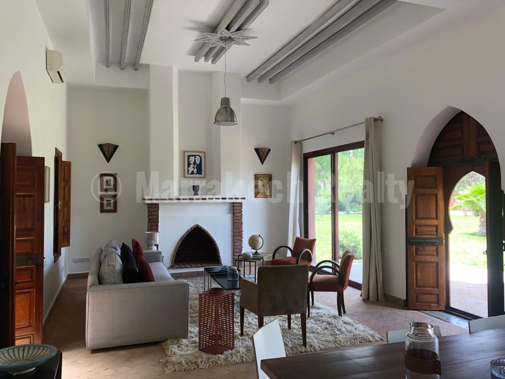 Nice riad-villa for rent in the palm grove of Marrakech