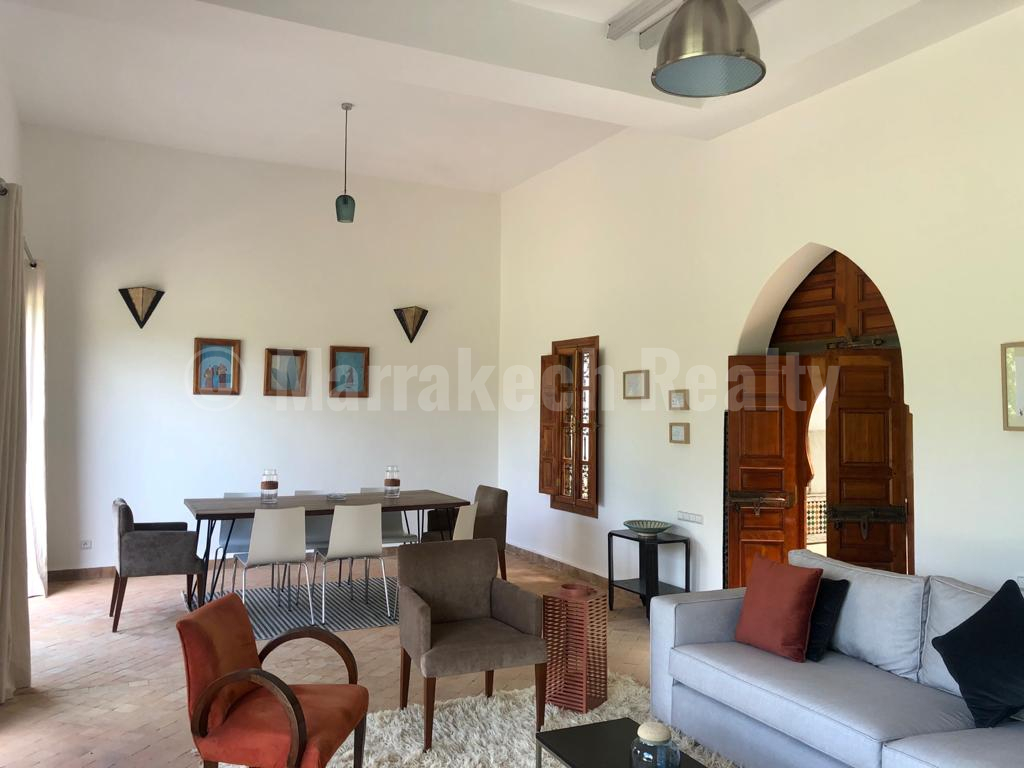 Nice riad-villa with 3 bedrooms in the palm grove of Marrakesh