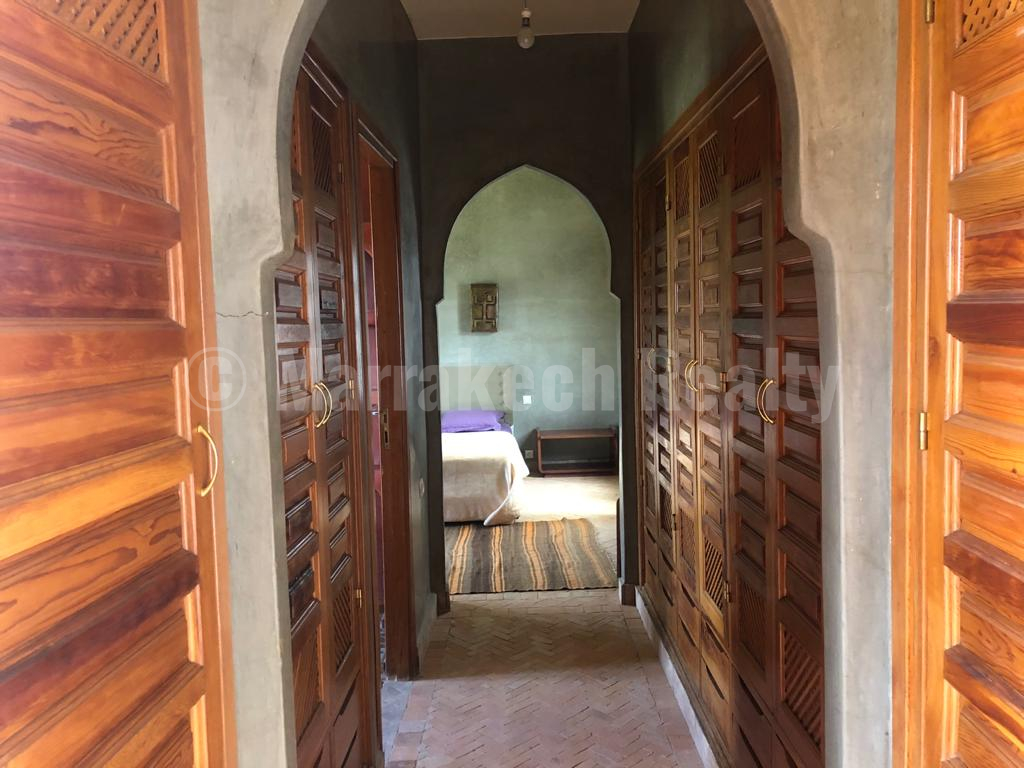 Nice riad-villa for rent in the palm grove of Marrakech