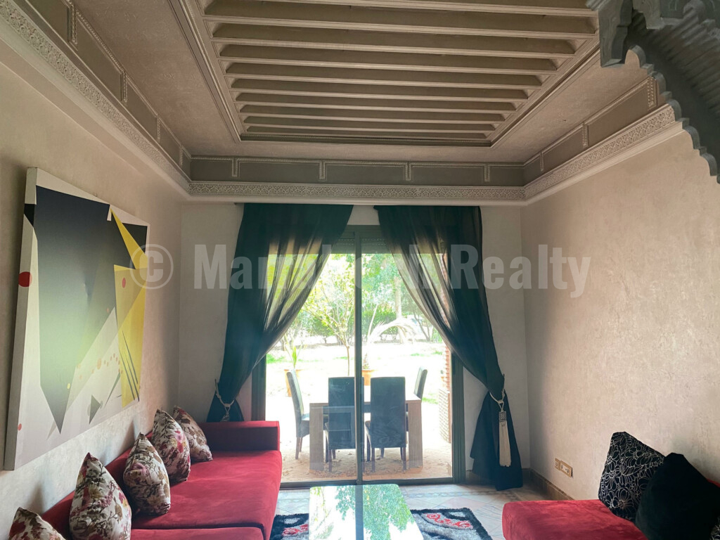 Bel appartement avec terrasse en Palmeraie de Marrakech