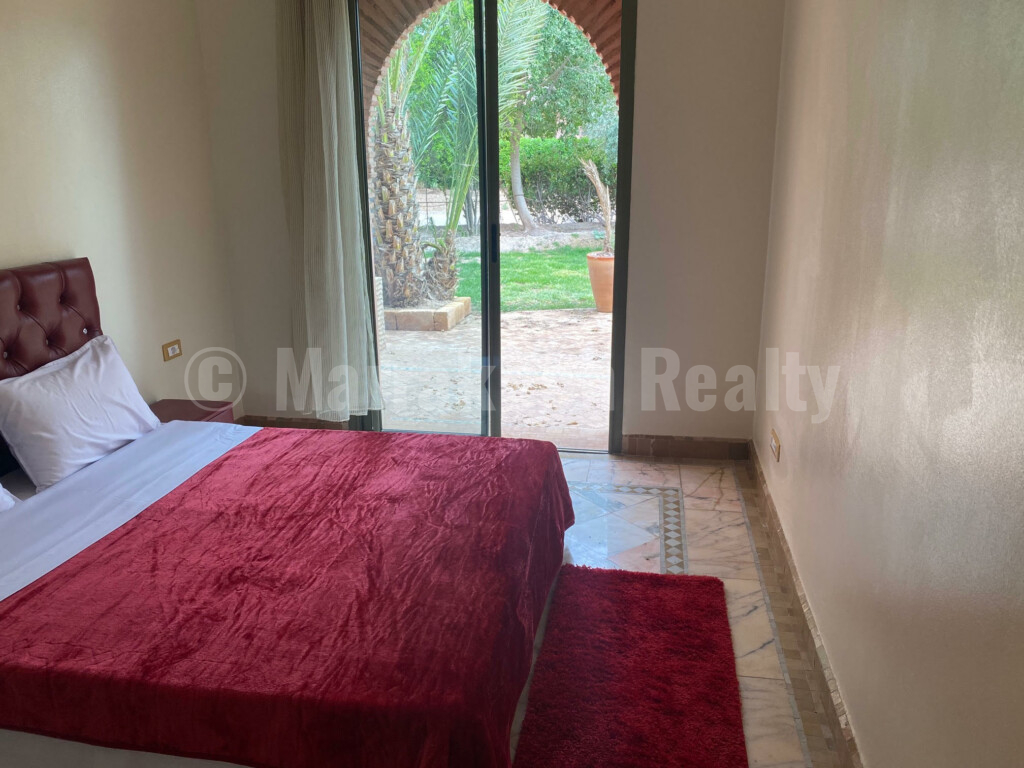 Bel appartement avec terrasse en Palmeraie de Marrakech