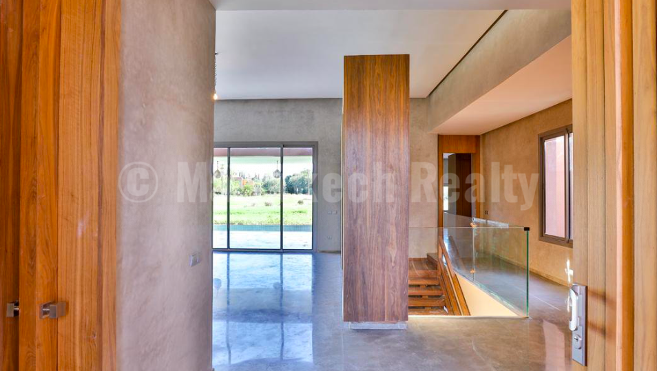 Belle villa contemporaine en première ligne sur golf