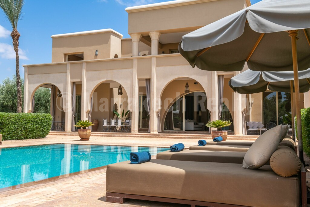 Superbe villa à vendre en Palmeraie de Marrakech