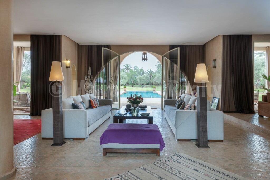 Superbe villa à vendre en Palmeraie de Marrakech