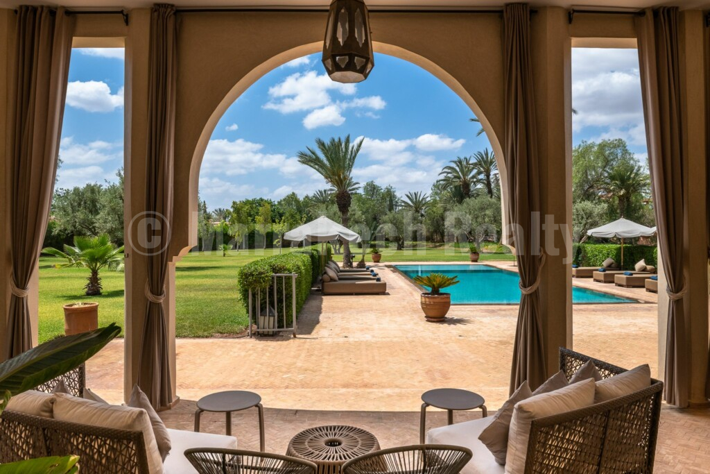 Superbe villa à vendre en Palmeraie de Marrakech
