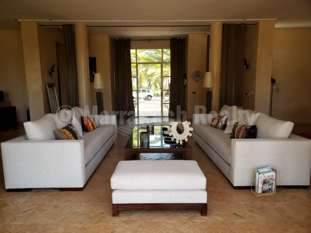 Superbe villa à vendre en Palmeraie de Marrakech