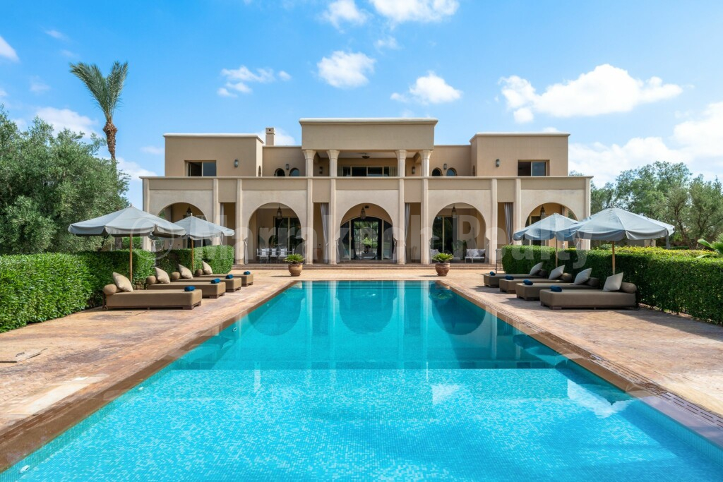 Superbe villa à vendre en Palmeraie de Marrakech