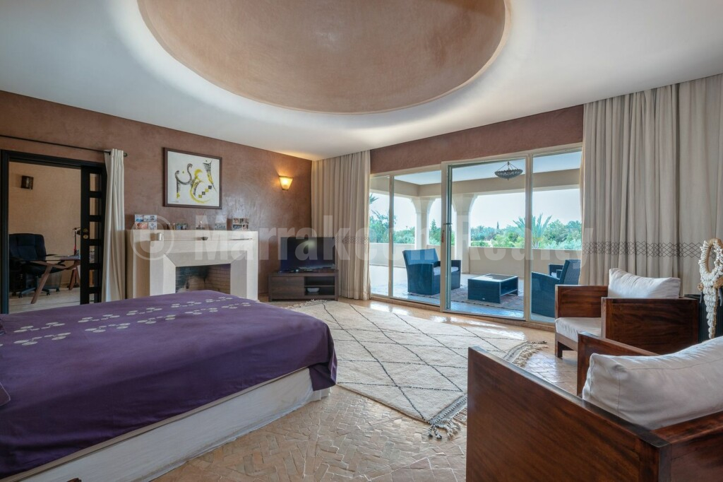 Superbe villa à vendre en Palmeraie de Marrakech
