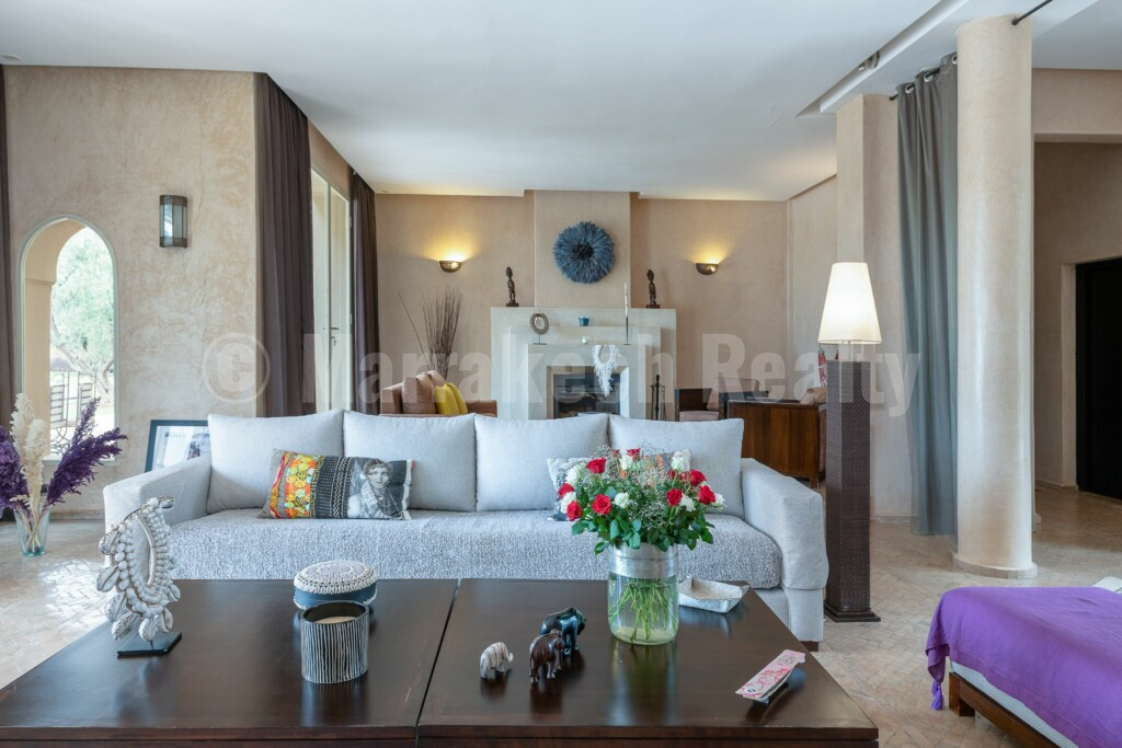 Superbe villa à vendre en Palmeraie de Marrakech