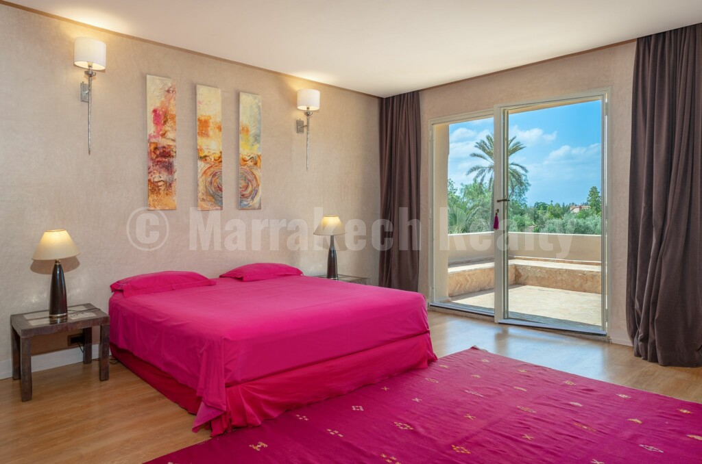 Superbe villa à vendre en Palmeraie de Marrakech