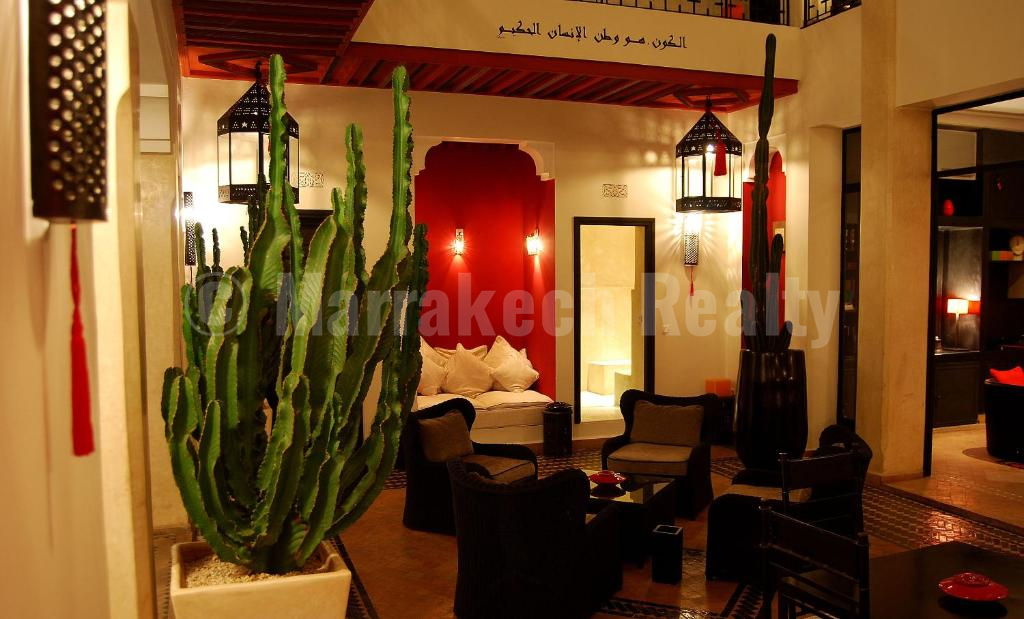Beau Riad Maison d’Hôtes de 6 chambres avec piscine chauffée et spa
