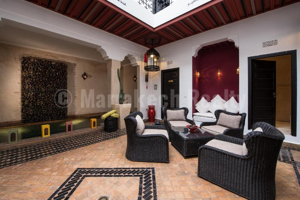 Beau Riad Maison d’Hôtes de 6 chambres avec piscine chauffée et spa