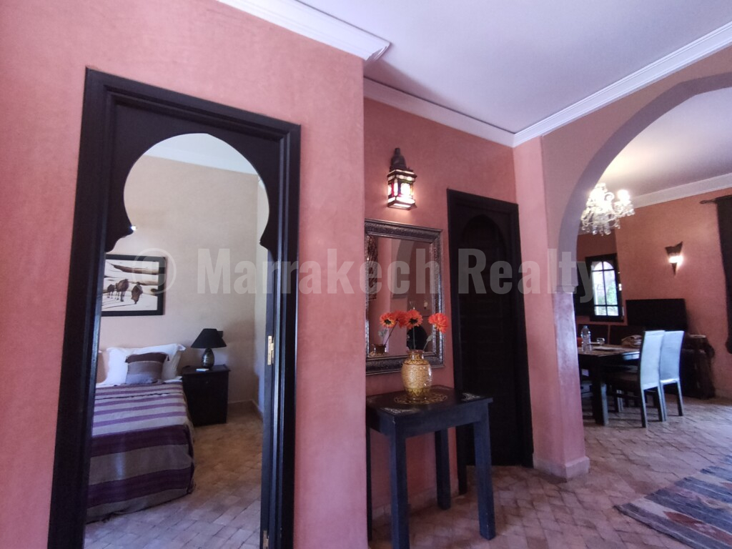 3 bedroom Riad Villa nestled in a very pretty estate close to the center of Marrakech
