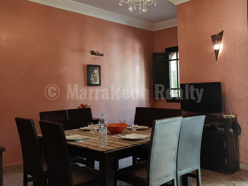3 bedroom Riad Villa nestled in a very pretty estate close to the center of Marrakech