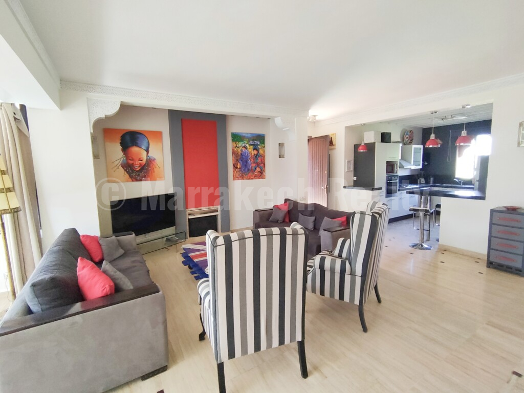 Standout 3 bedroom duplex apartment for rent in a gated community