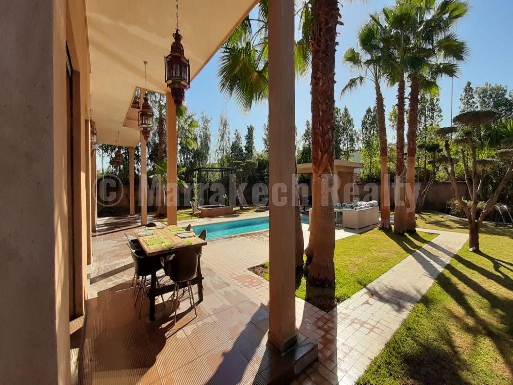 Villa contemporaine à louer en longue durée proche golf et centre ville de Marrakech