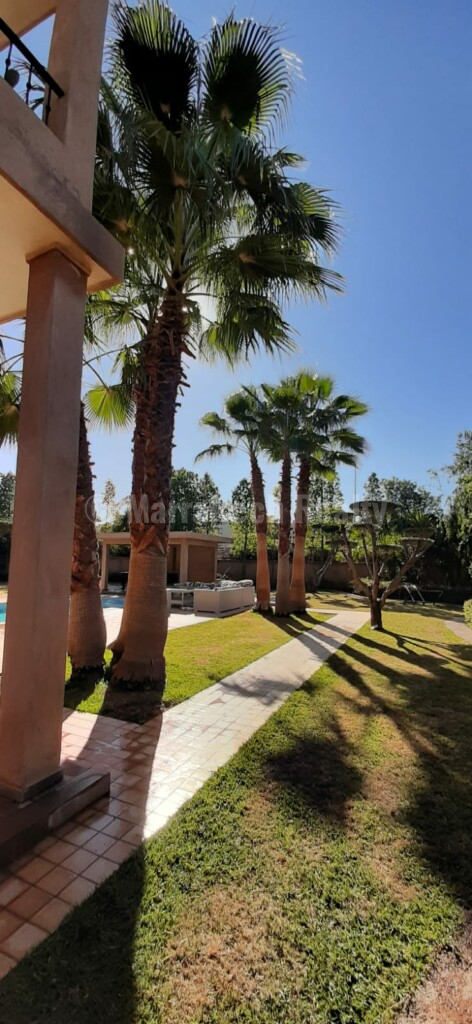 Villa contemporaine à louer en longue durée proche golf et centre ville de Marrakech
