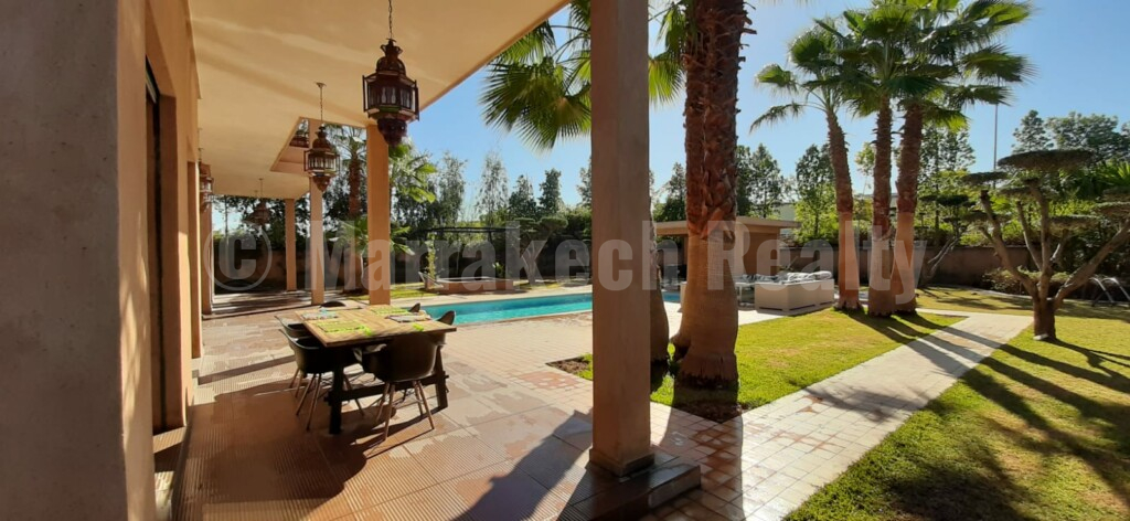 Villa contemporaine à louer en longue durée proche golf et centre ville de Marrakech
