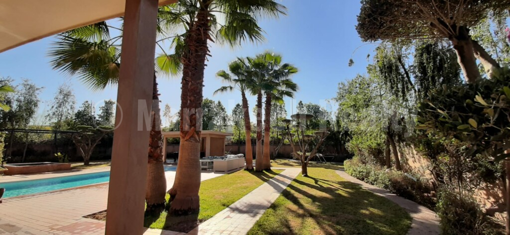 Villa contemporaine à louer en longue durée proche golf et centre ville de Marrakech