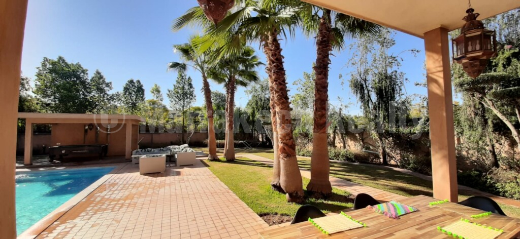 Villa contemporaine à louer en longue durée proche golf et centre ville de Marrakech