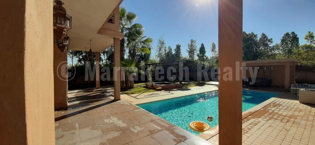 Villa contemporaine à louer en longue durée proche golf et centre ville de Marrakech