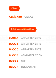 Domaine privé de 5 hectares : 30 villas dont un exemple de 4 chambres