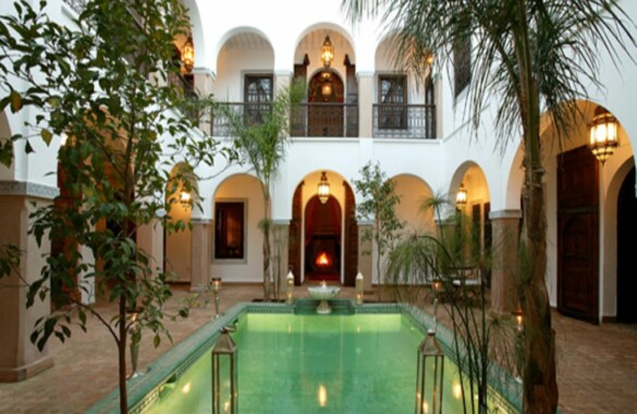 Superbe Riad Maison d’Hôtes de 8 chambres avec bel emplacement