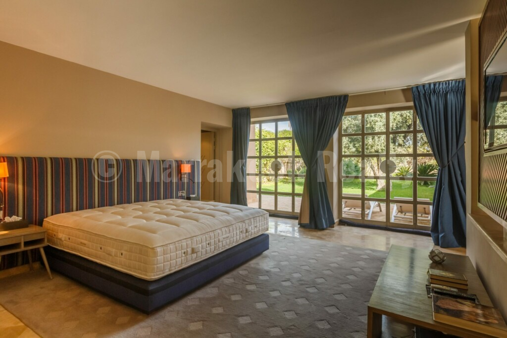 Luxueuse villa dans un domaine sécurisé en Palmeraie de Marrakech