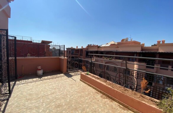 Appartement avec double terrasse au cœur de Marrakech 