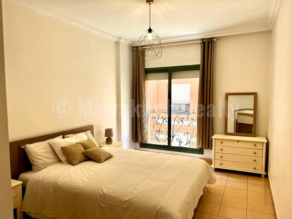 Bel appartement de 2 chambres à louer au coeur de Gueliz