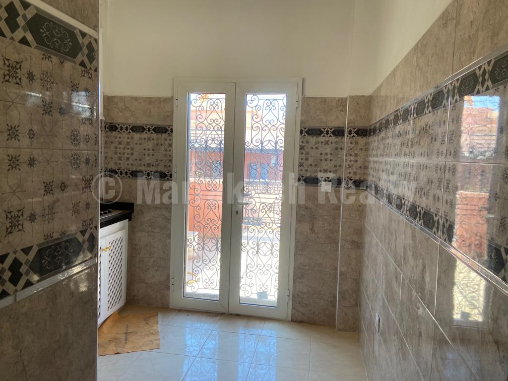 Appartement avec double terrasse au cœur de Marrakech en location longue durée