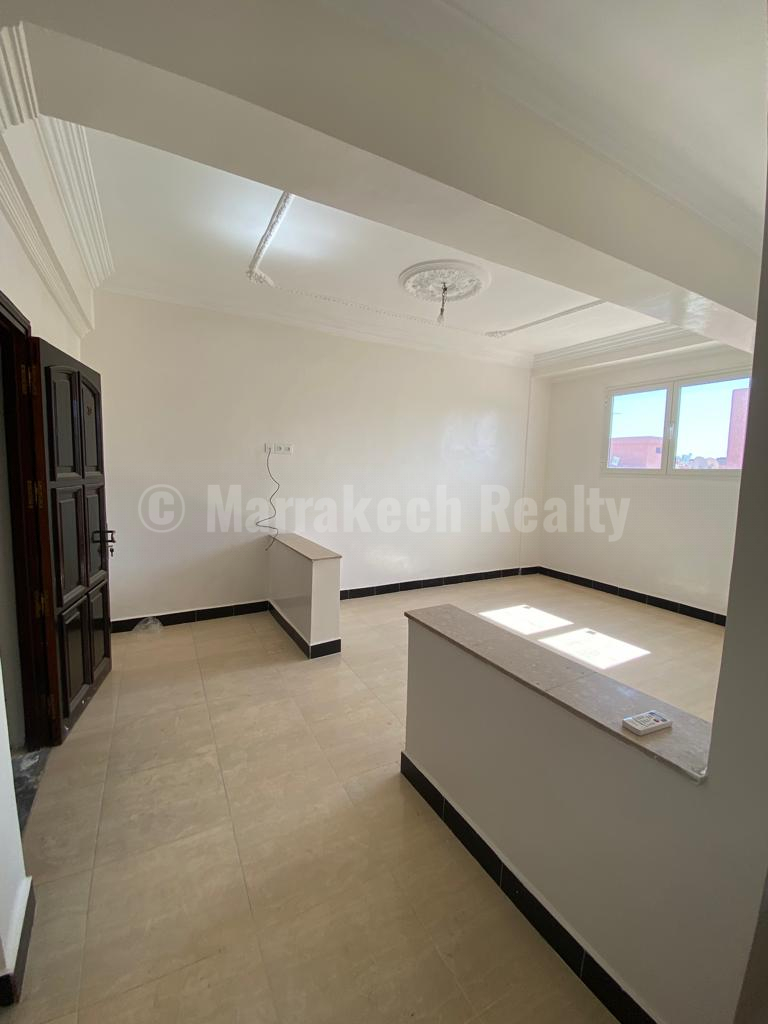Appartement avec double terrasse au cœur de Marrakech en location longue durée