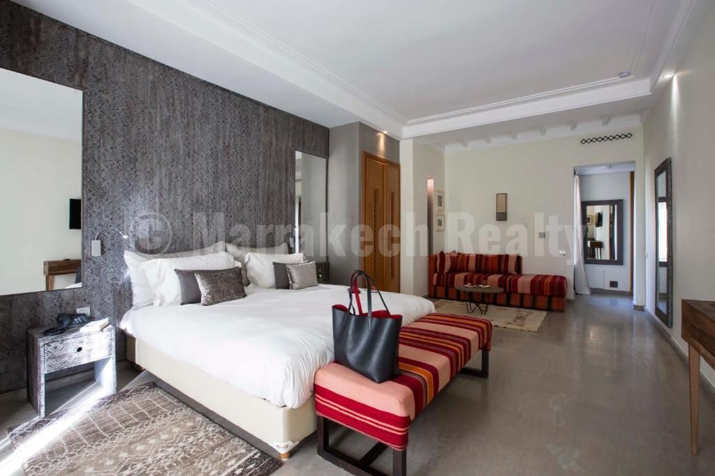 Elégant Boutique-Hôtel de 11 suites en Palmeraie