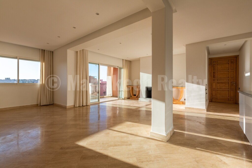 Lumineux appartement de 2 chambres au cœur de Gueliz