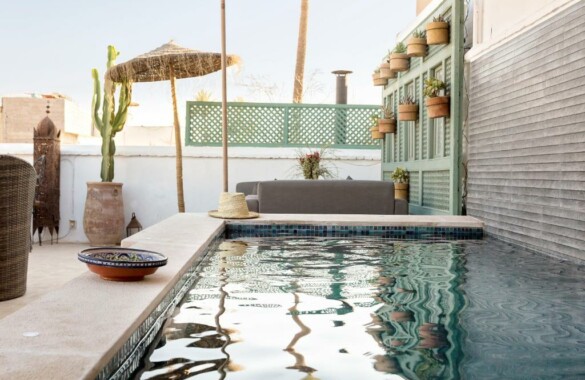 Ravissant Riad de 5 chambres avec bassin chauffé en terrasse