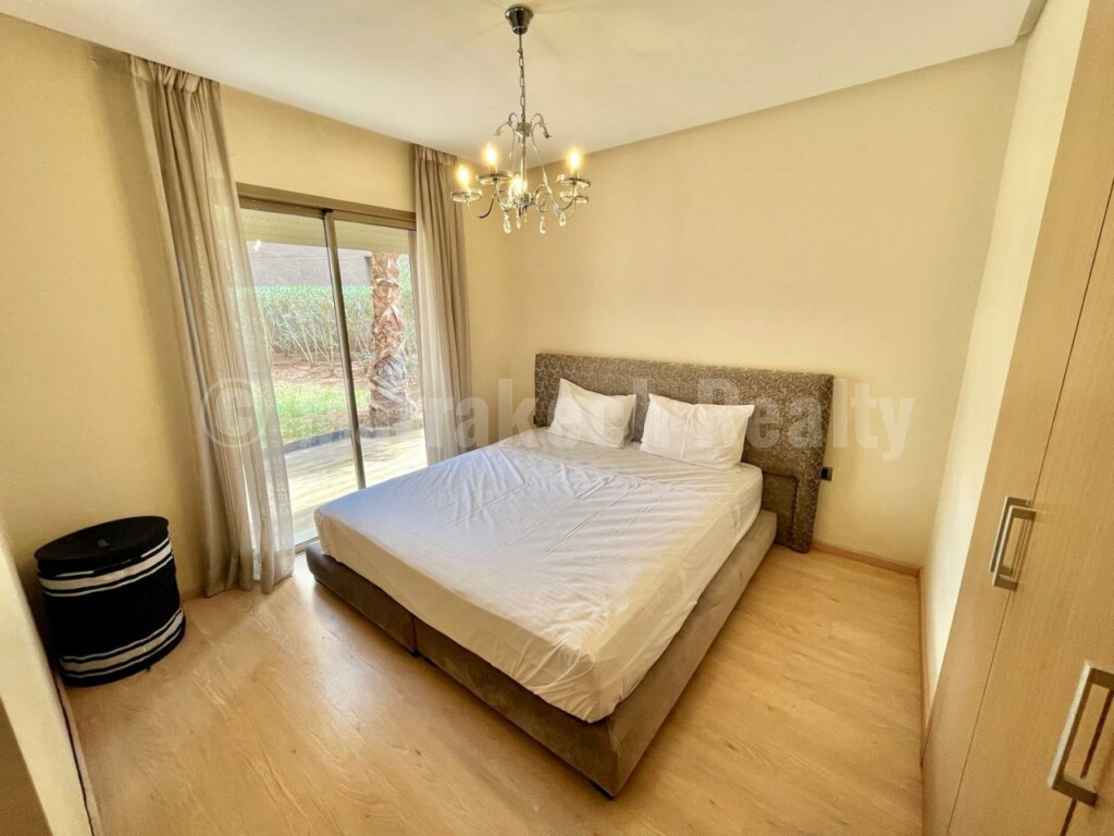Apartment for rent long term in a golf secure residence at Marrakesh
