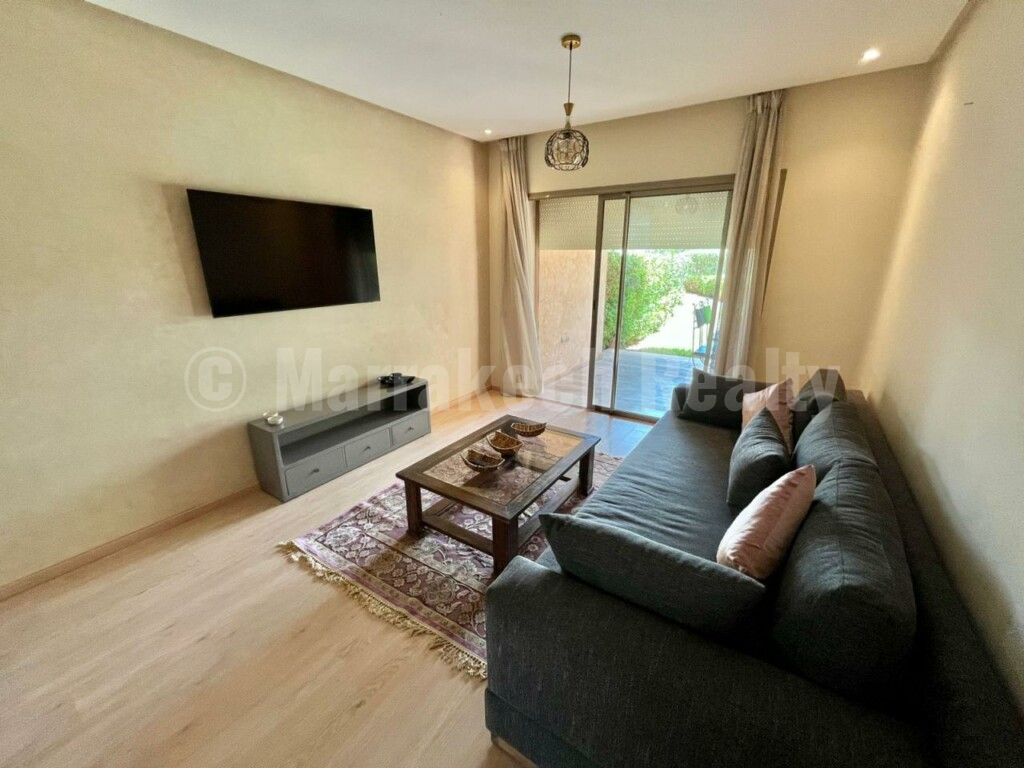 Apartment for rent long term in a golf secure residence at Marrakesh