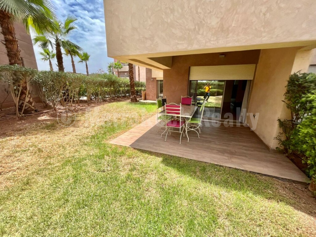 Apartment for rent long term in a golf secure residence at Marrakesh