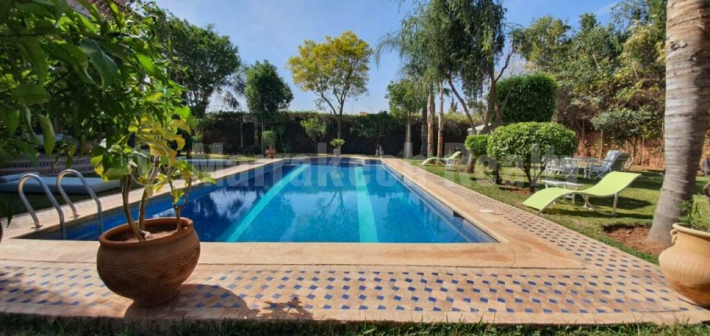 Luxury villa for long term rental in the heart of Marrakech
