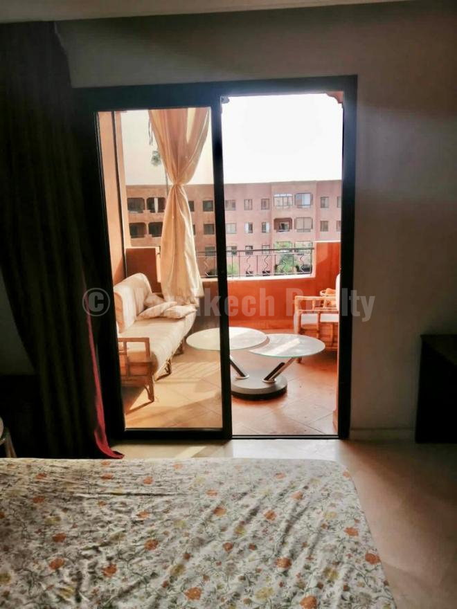 Appartement deux chambres à louer en longue durée dans residence en palmeraie