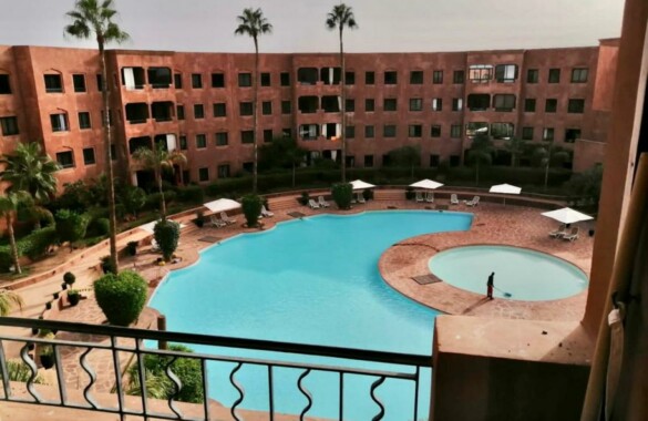 Two-bedroom apartment for long-term rental in a residence in the palm grove