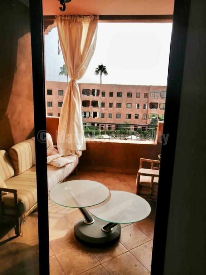 Appartement deux chambres à louer en longue durée dans residence en palmeraie