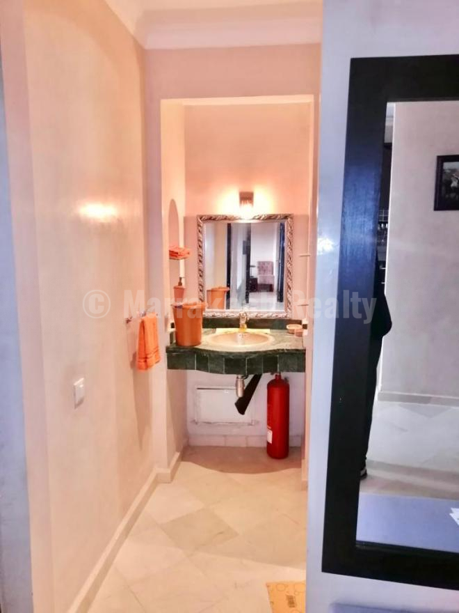 Appartement deux chambres à louer en longue durée dans residence en palmeraie